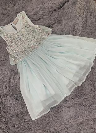 Плаття next 4-6  сукня для дівчинки i love girlswear