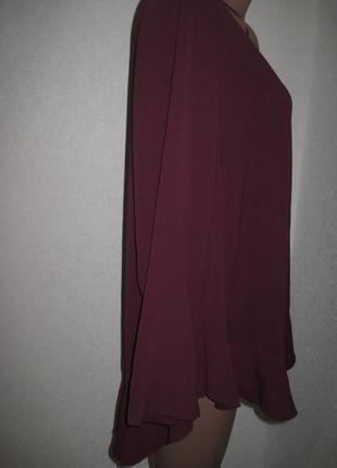 Красива блуза бордо evans р-р184 фото