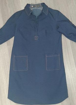 Джинсова сукня molegi woman collection ( розмір наш 44-46)6 фото