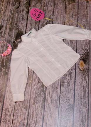 Нарядна блузка для дівчинки 6-7 років. 116-122 см