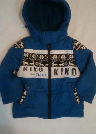 Зимняя куртка кiko р.92-98