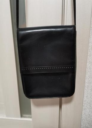 Женская маленькая кожаная сумочка сумка