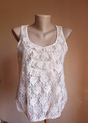 Нежная блуза гипюр river island британия
