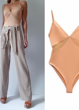 Еластичне базовe бодi zara original spain бодi зара базове бодi зара xs/s