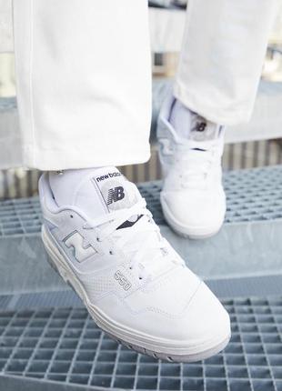 Топ!!! кросівки кеди new balance 550 white bb550pb1