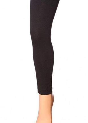 Черный леггинсы для девочек, хлопок, польша.