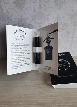 Guerlain la petite robe noire black perfecto, пробник