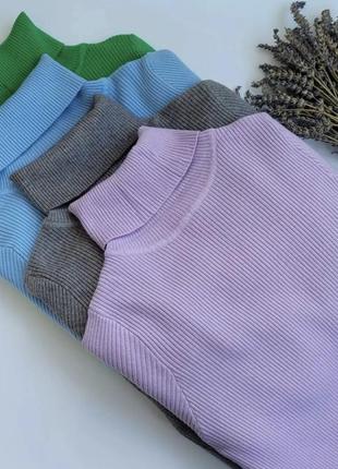 Гольф рубчик водолазка кофта свитер светер джемпер пуловер5 фото