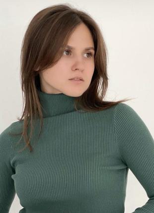 Гольф рубчик водолазка кофта свитер  светер джемпер пуловер7 фото