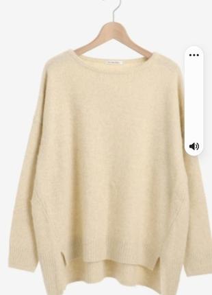 Джемпер светр із шерстю оверсайз вільного крою