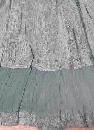 Шикарное вечернее платье-жатка komar dress стиль винтаж. размер м.4 фото