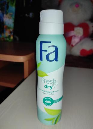 Новий! антипеспірант fa fresh+ dry з ароматом зеленого чаю!3 фото