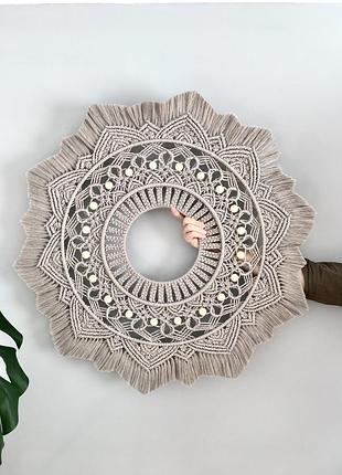 Мандала у техніці макраме 6