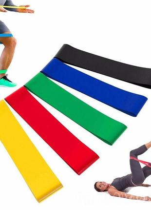 Фітнес гумка для кроссфита, спортивні стрічки для йоги фітнесу, зелена x-light4 фото