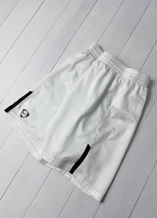Мужские белые спортивные тренировочные футбольные шорты nike dri-fit найк. размер s m7 фото