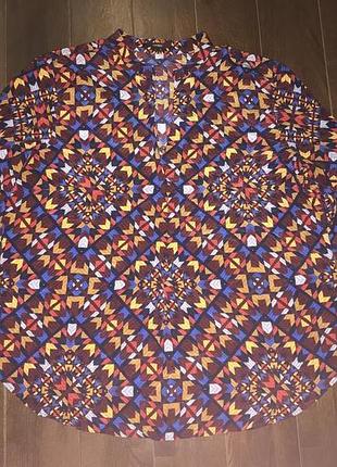 Windsor-люксова шовкова блуза в принт! р.-44
