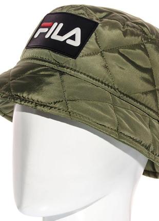 Панама універсальна брендовий утеплена флісовою підкладкою fila pks20962 хакі