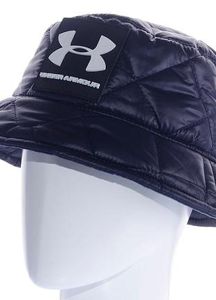 Панама универсальная брендовая утепленная флисовой подкладкой under armour pks20958 темно-синий