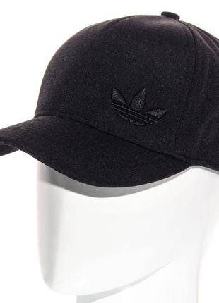 Мужская зимняя кепка с ушами теплая бейсболка с регулировкой adidas bzr21670 черный