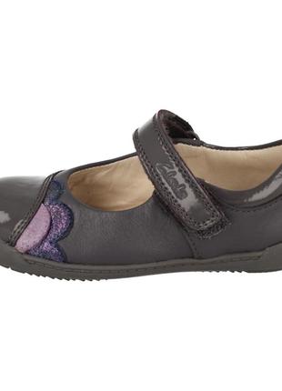 Сlarks first shoes первая обувь кларкс туфли для девочки 23р 15см стелька1 фото