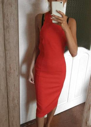 Шикарне облягаючу сукню з відкритою спиною