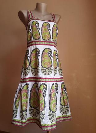 Красивое платье хлопок monsoon британия1 фото