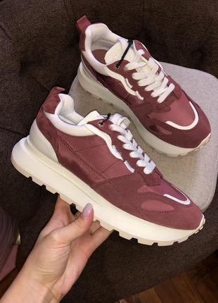 Кросівки натуральна шкіра замшеві замша zara нові колекції