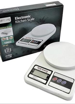 Кухонна вага кухонные весы rainberg до 10кг