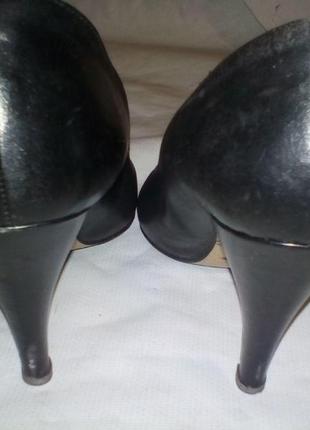 Женские кожаные туфли лодочки  37-38размер, стелька 25см югославия3 фото