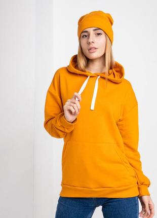 Худі unisex (для жінок і чоловіків). помаранчевий колір. розмір.