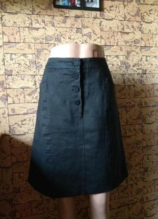 Юбка из крапивы как лён льняная из льна h&m ☕ 40eur/наш 44-46рр