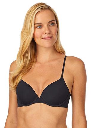 Бюстгальтер, жіночий, чорний, на кісточках, cuddl duds, розмір 36с/80с, 21880