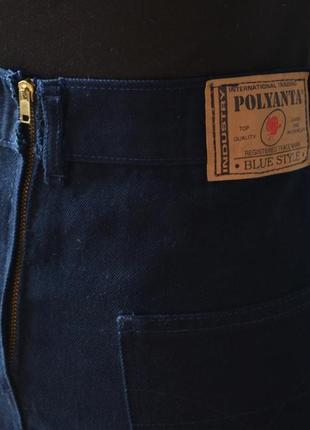 Трендова джинсова спідниця міді polyanta jeans9 фото