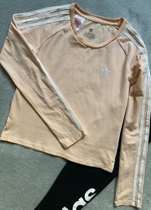 Лонгслів реглан кофта adidas оригінал xs-s