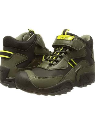 Дитячі утеплені черевики geox savage waterproof 27-32 р демісезонні водонепроникні євро зи...