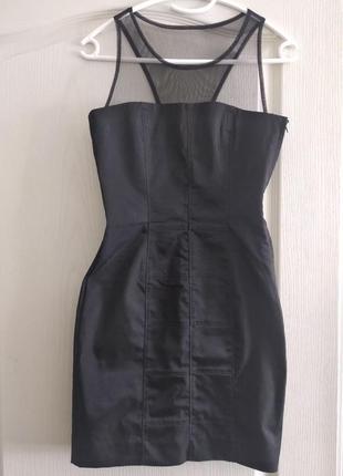 Крутое платье по фигуре h&m черное 34