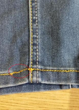 Классные бриджи джинсовые 24/7 authentic denim шорты длинные батал7 фото
