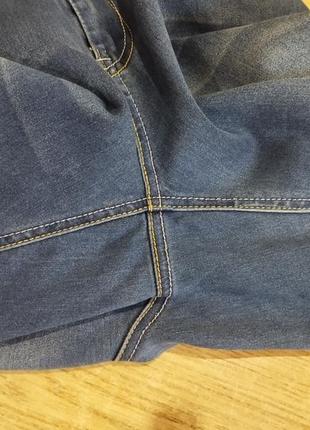 Классные бриджи джинсовые 24/7 authentic denim шорты длинные батал3 фото