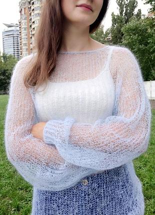 Нежная паутинка из мохера💙