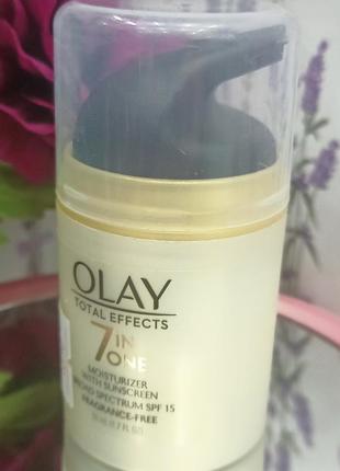 Крем денний spf 15, olay total effects 7 in one day cream
