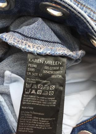 Стильні джинси karen millen укорочені, джинсы укороченные8 фото