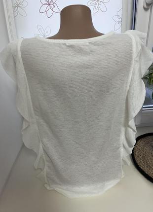 Модна гарна легка кофта блуза з рюшами3 фото