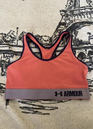 Топ спортивний under armour рожевий кораловий1 фото