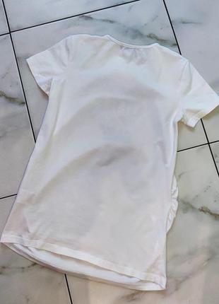 Белая футболка для беременных s (42) отл.сост.9 фото