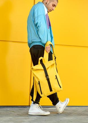 Чоловічий рюкзак рол sambag rolltop milton - жовтий4 фото