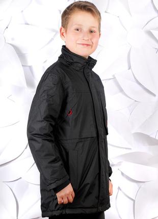 Якісна демісезонна куртка-парка для хлопчика від grace (угорщина)5 фото