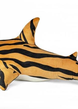 М'яка іграшка акула 107 см тигрова2 фото