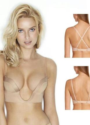 Wonderbra u plunge бюстгальтер для відкритого декольте глибокого  32b 34a 75a 70b 36dd 80e