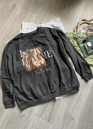 Светр світшот батал marks & spenser