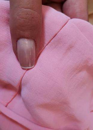 Нежное розовое платье миди с открытой спиной 12548 фото
